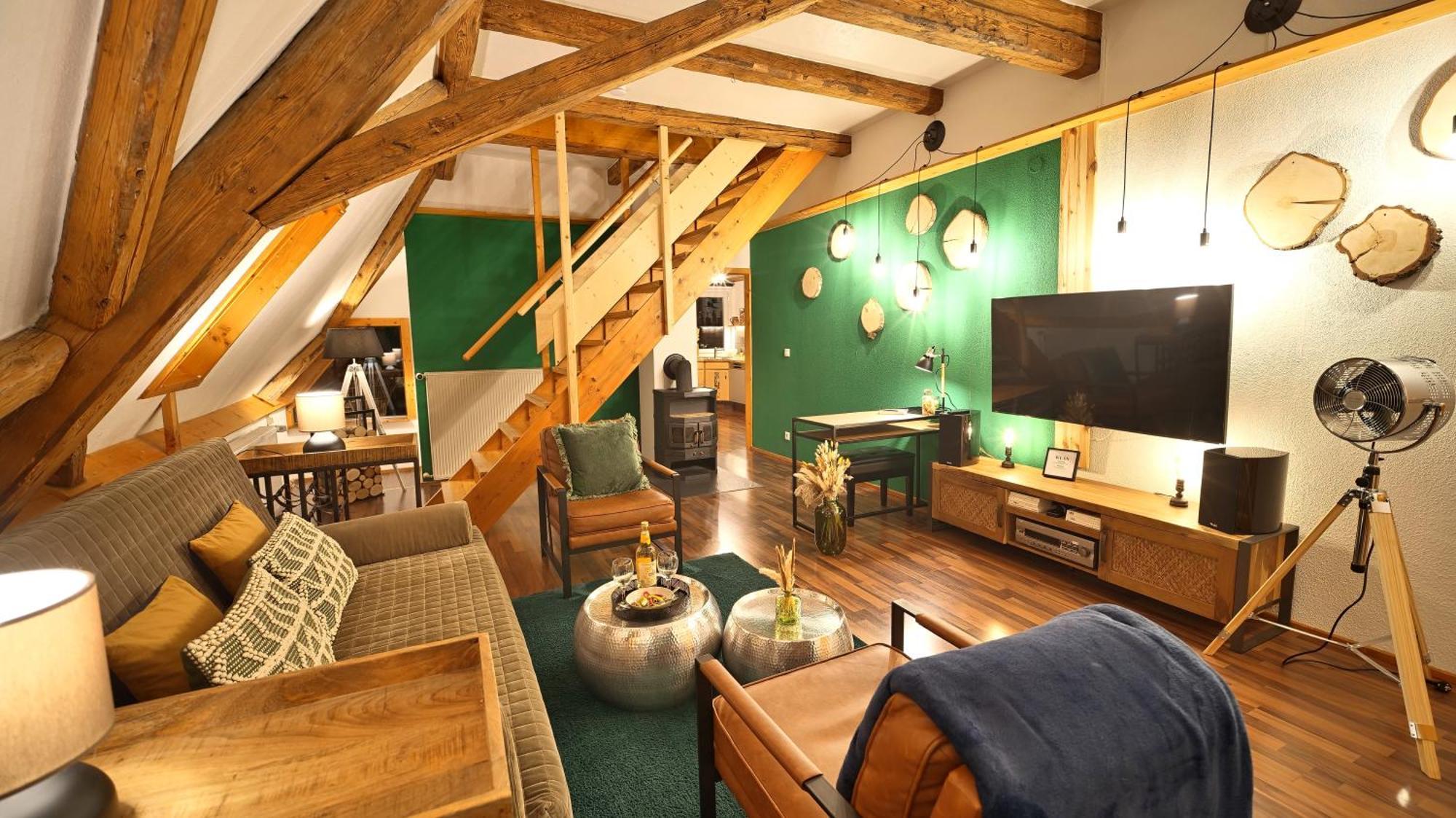 Green Loft Schwarzwald - Dach-Balkon--Musik-Ecke Fluorn-Winzeln Eksteriør bilde