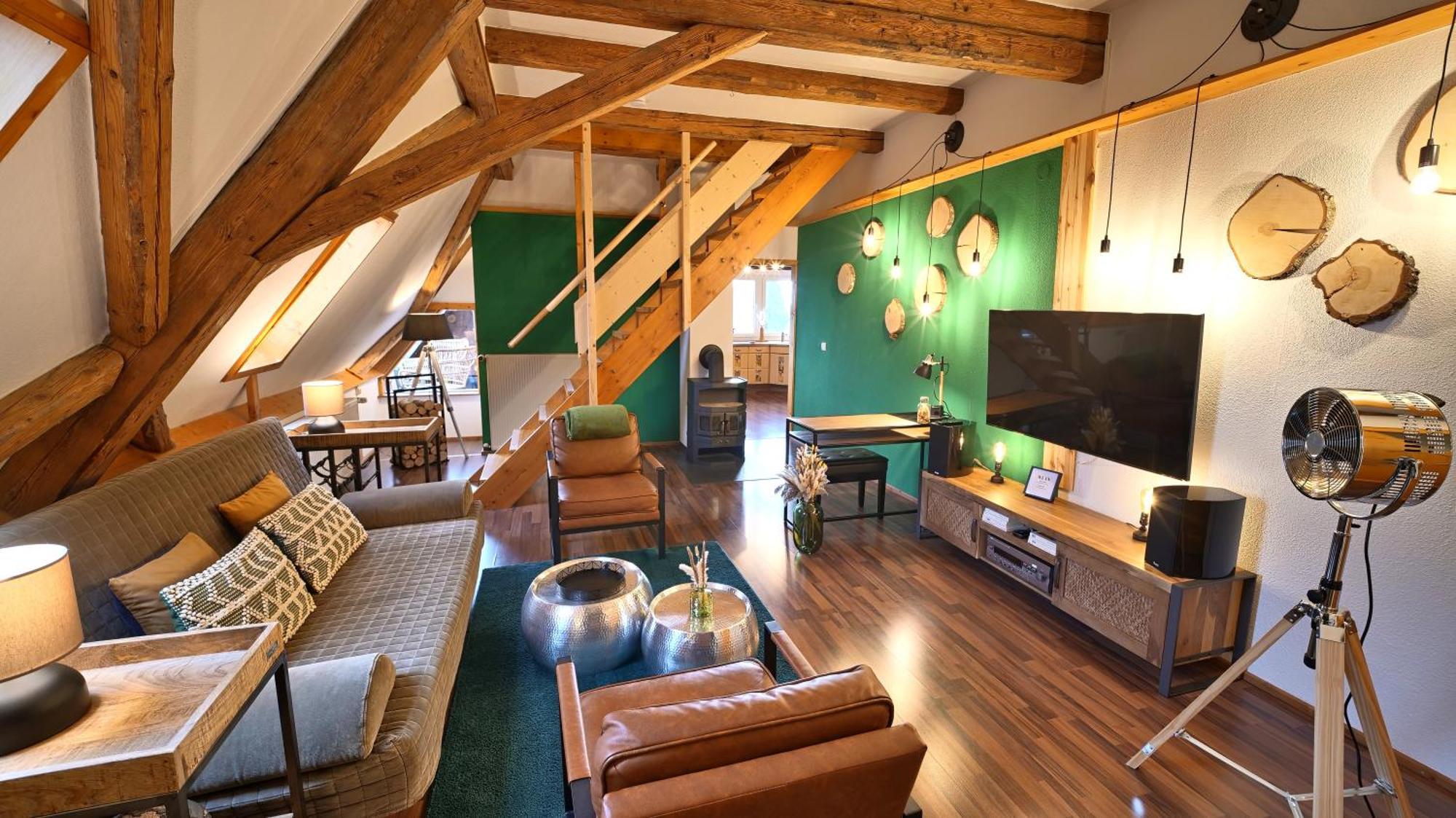 Green Loft Schwarzwald - Dach-Balkon--Musik-Ecke Fluorn-Winzeln Eksteriør bilde