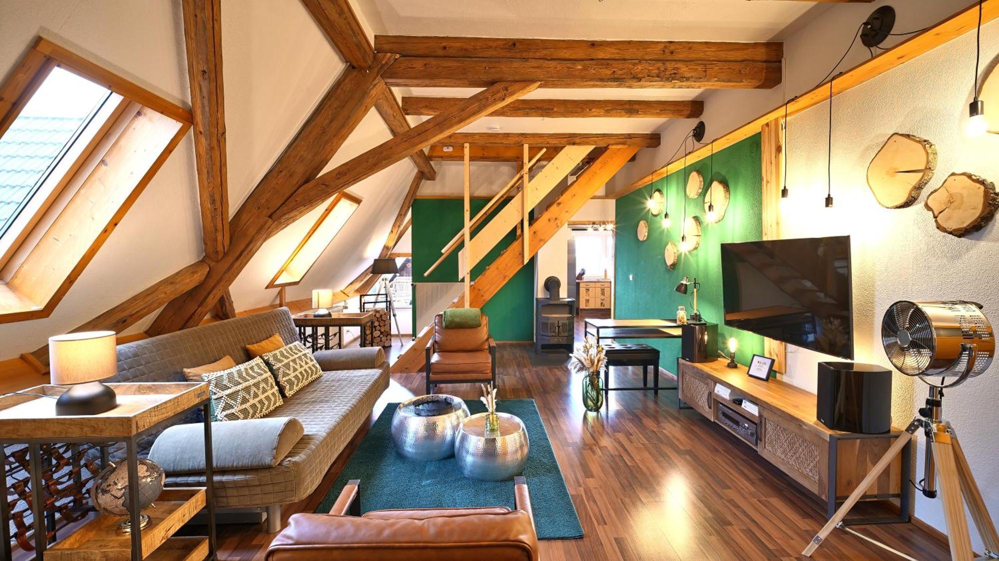 Green Loft Schwarzwald - Dach-Balkon--Musik-Ecke Fluorn-Winzeln Eksteriør bilde